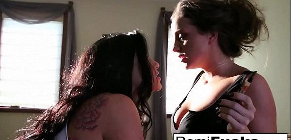  Two hot lesbians smoke while playing with each other